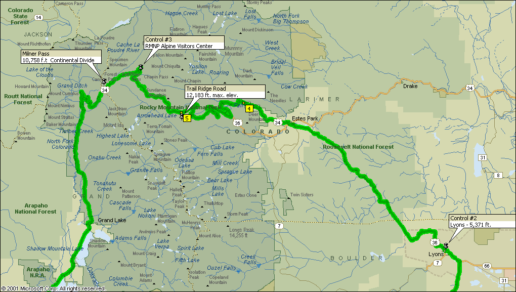 Grand Loop Git-Along - Lyons - Trail Ridge